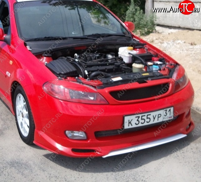 1 249 р. Нижняя планка для накладки переднего бампера CT 1 Chevrolet Lacetti хэтчбек (2002-2013) (Неокрашенная)  с доставкой в г. Керчь