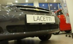 1 469 р. Сетка на бампер Russtal (черная) Chevrolet Lacetti хэтчбек (2002-2013)  с доставкой в г. Керчь. Увеличить фотографию 3