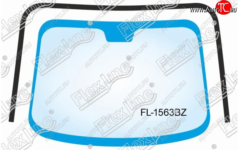 2 859 р. Молдинг лобового стекла FlexLine  Chevrolet Lacetti ( седан,  универсал,  хэтчбек) (2002-2013), Chevrolet Nubira  J200 (2003-2010), Suzuki Forenza (2004-2008), Suzuki Reno (2004-2008)  с доставкой в г. Керчь