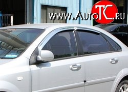 999 р. Комплект дефлекторов окон (ветровиков) 4 шт. Russtal Chevrolet Lacetti седан (2002-2013)  с доставкой в г. Керчь