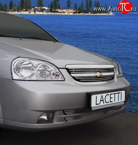 215 р. Декоративные вставки воздухозаборника Souz-96 Chevrolet Lacetti универсал (2002-2013)  с доставкой в г. Керчь