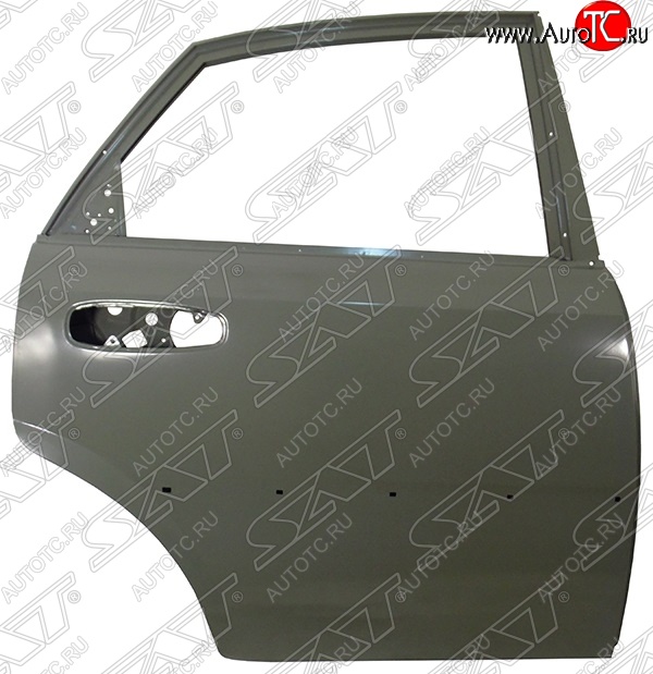 9 299 р. Правая дверь задняя SAT Chevrolet Lacetti седан (2002-2013) (Неокрашенная)  с доставкой в г. Керчь