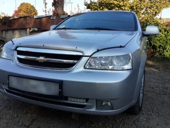 469 р. Реснички на фары KURAJ Chevrolet Lacetti седан (2002-2013) (Неокрашенные)  с доставкой в г. Керчь. Увеличить фотографию 3