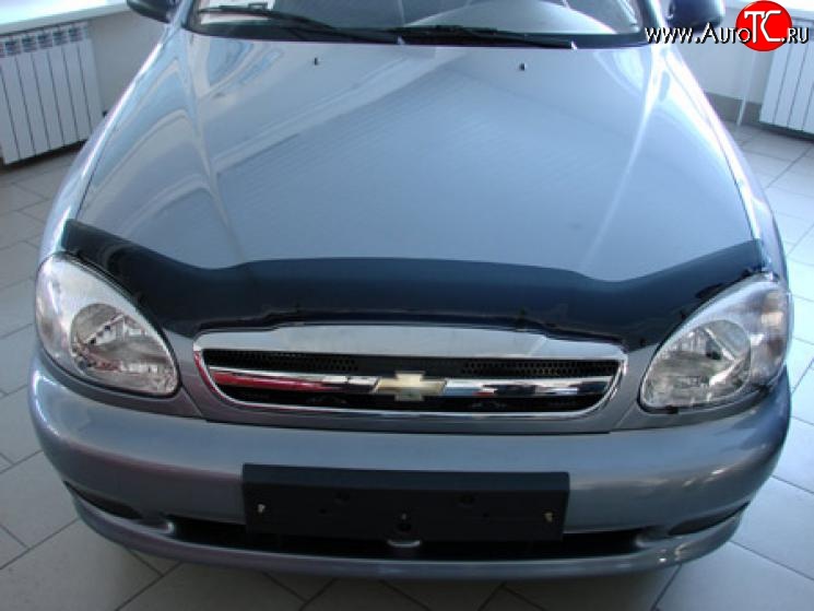 2 069 р. Дефлектор капота NovLine Daewoo Lanos T100 хэтчбэк 5 дв. дорестайлинг (1997-2002)  с доставкой в г. Керчь