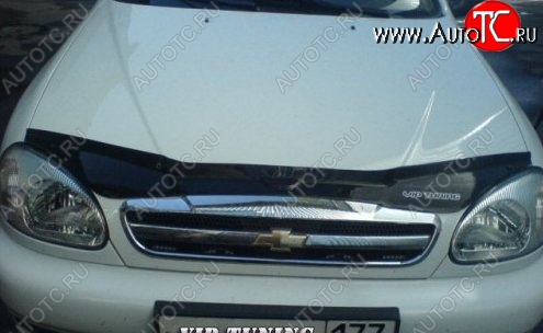 999 р. Дефлектор капота Russtal Daewoo Sense Т100 седан (1997-2008)  с доставкой в г. Керчь