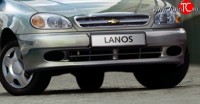 3 499 р. Передний бампер Стандарт Chevrolet Lanos T100 седан (2002-2017) (Окрашенный)  с доставкой в г. Керчь