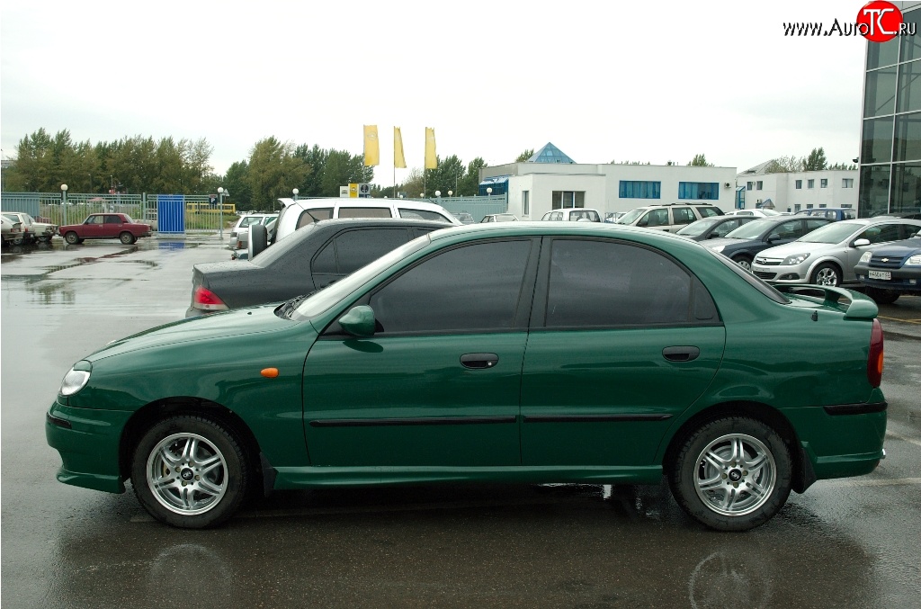 2 399 р. Комплект порогов Дельта Daewoo Lanos T150 рестайлинг, седан (2000-2009) (Неокрашенные)  с доставкой в г. Керчь