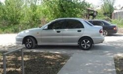 4 399 р. Пороги накладки CT Daewoo Lanos T150 рестайлинг, седан (2000-2009) (Неокрашенные)  с доставкой в г. Керчь. Увеличить фотографию 3