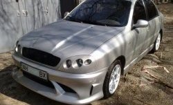 4 399 р. Пороги накладки CT Daewoo Lanos T150 рестайлинг, седан (2000-2009) (Неокрашенные)  с доставкой в г. Керчь. Увеличить фотографию 2