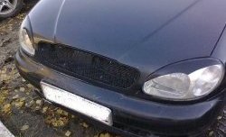 3 199 р. Решётка радиатора CT Daewoo Lanos T100 дорестайлинг, седан (1997-2002) (Неокрашенная)  с доставкой в г. Керчь. Увеличить фотографию 5