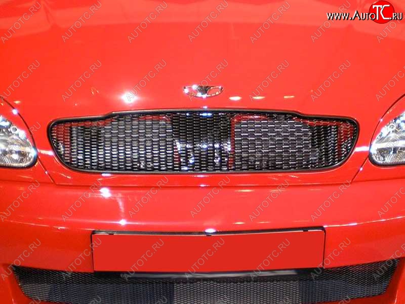 3 199 р. Решётка радиатора CT Daewoo Lanos T100 дорестайлинг, седан (1997-2002) (Неокрашенная)  с доставкой в г. Керчь