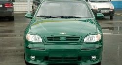 499 р. Комплект ресничек на фары Дельта Chevrolet Lanos T100 седан (2002-2017) (Неокрашенные)  с доставкой в г. Керчь. Увеличить фотографию 6
