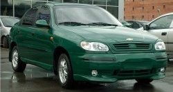 499 р. Комплект ресничек на фары Дельта Chevrolet Lanos T100 седан (2002-2017) (Неокрашенные)  с доставкой в г. Керчь. Увеличить фотографию 8