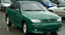 499 р. Комплект ресничек на фары Дельта Chevrolet Lanos T100 седан (2002-2017) (Неокрашенные)  с доставкой в г. Керчь. Увеличить фотографию 9