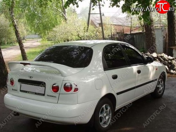 3 749 р. Спойлер CT v4 Daewoo Sense Т100 седан (1997-2008) (Неокрашенный)  с доставкой в г. Керчь