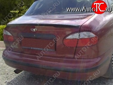 2 649 р. Лип спойлер CT Daewoo Sense Т100 седан (1997-2008) (Неокрашенный)  с доставкой в г. Керчь