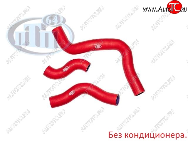 2 499 р. Патрубки радиатора ПТП64 Chevrolet Lanos T100 седан (2002-2017) (Без кондиционера)  с доставкой в г. Керчь
