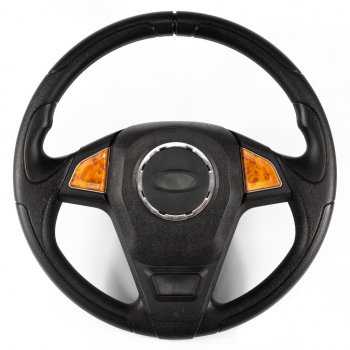 Рулевое колесо Кельт Премиум ((Ø380 мм, под знак LADA) Chevrolet Niva  2123 (2002-2020), Лада 2110 (1995-2007), Лада 2111 (1998-2009), Лада 2112 (1999-2009), Лада 2123 (Нива Шевроле) (2002-2021), Лада Калина ( 1118,  1117,  1119,  2192,  2194) (2004-2018), Лада Калина Спорт ( 1119,  2192) (2008-2018), Лада Нива Трэвел (2021-2025), Лада Приора ( 2170,  2171,  2172,  21728) (2007-2018) (Дерево)