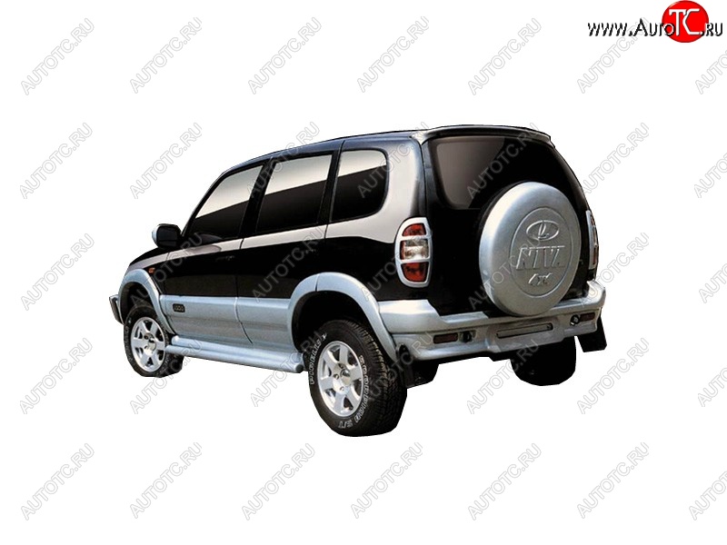 999 р. Комплект накладок на арки Stan (широкие) Chevrolet Niva 2123 дорестайлинг (2002-2008) (Неокрашенные)  с доставкой в г. Керчь