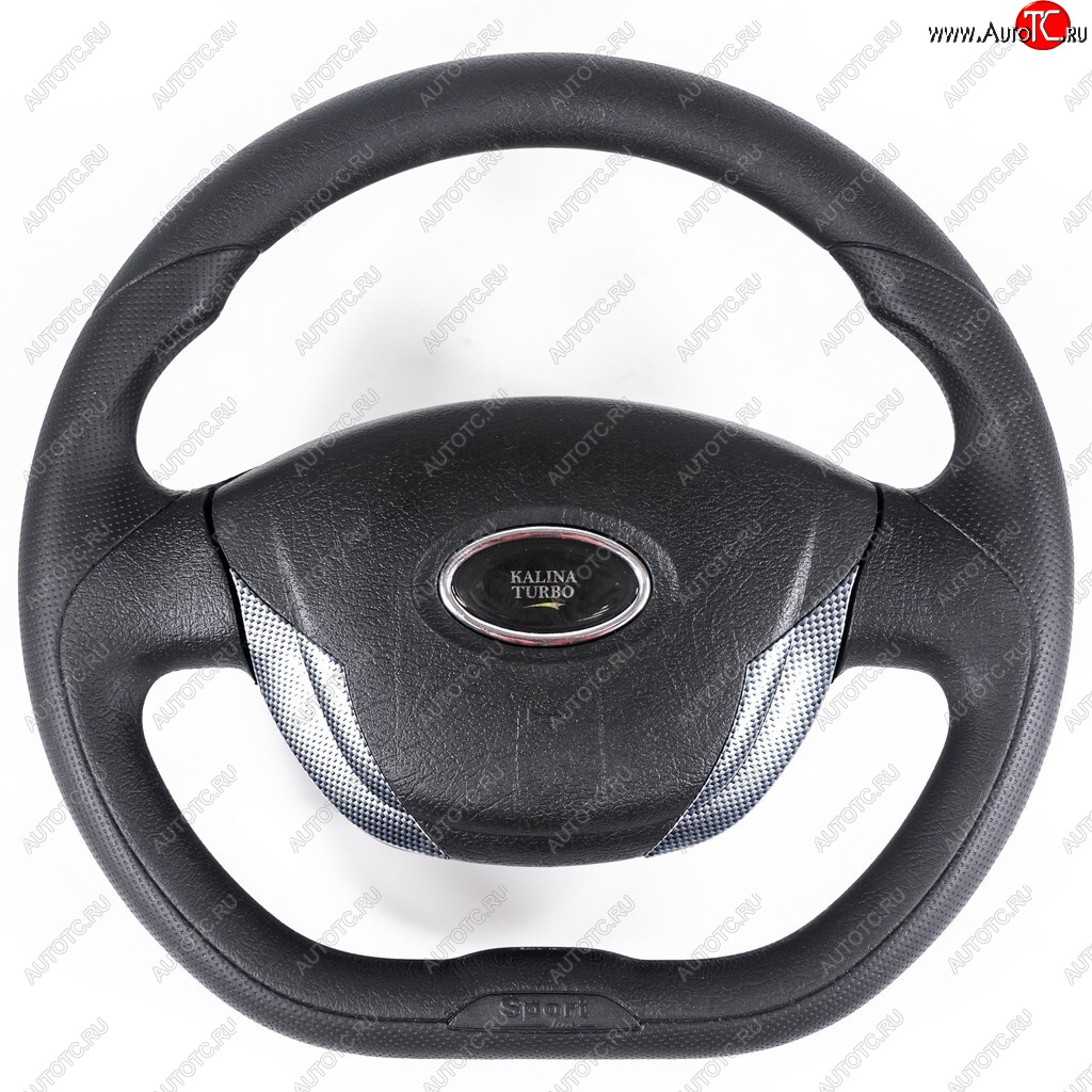3 299 р. Рулевое колесо Grand Turbo (Ø355 мм) Лада 2123 (Нива Шевроле) дорестайлинг (2002-2008) (Карбон)  с доставкой в г. Керчь