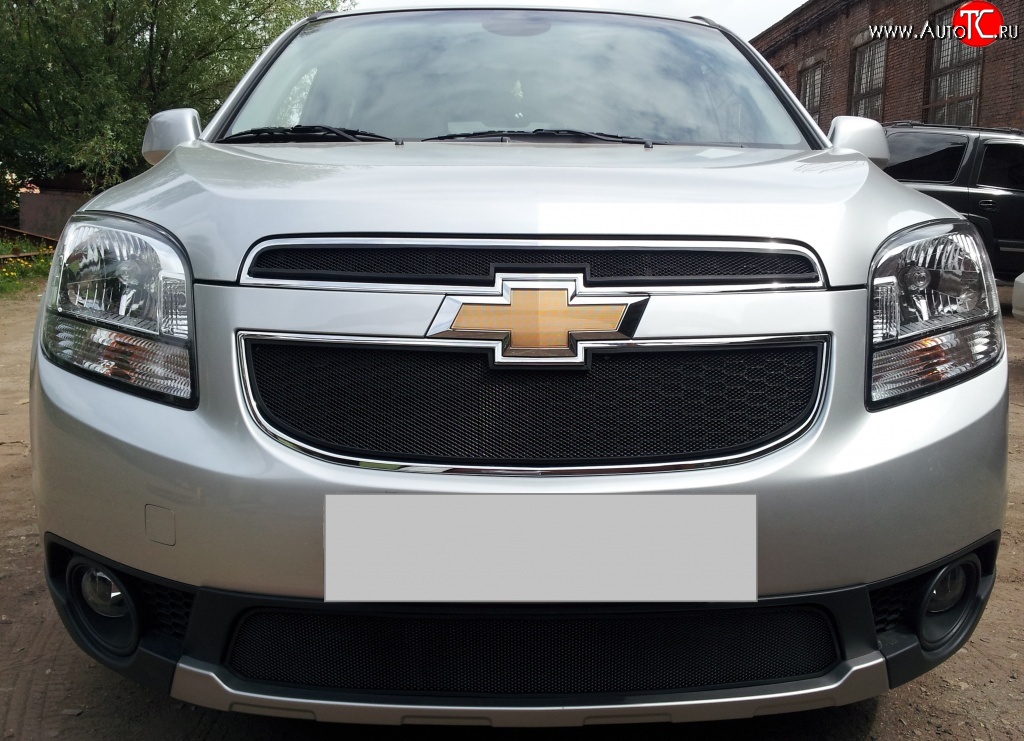 1 469 р. Сетка воздухозаборника переднего бампера Russtal Chevrolet Orlando (2011-2018)  с доставкой в г. Керчь