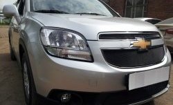 1 469 р. Сетка в решетку радиатора (нижняя) Russtal Chevrolet Orlando (2011-2018) (черная)  с доставкой в г. Керчь. Увеличить фотографию 3