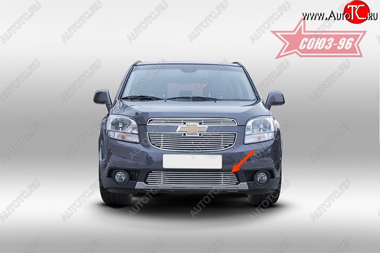 5 309 р. Декоративный элемент воздухозаборника Souz-96 (d10) Chevrolet Orlando (2011-2018)  с доставкой в г. Керчь