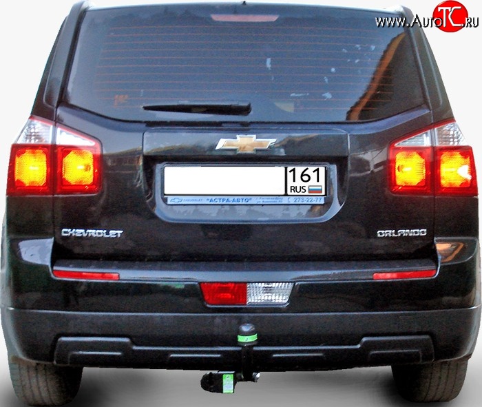 7 849 р. Фаркоп Лидер Плюс  Chevrolet Orlando (2011-2018) (Без электропакета)  с доставкой в г. Керчь