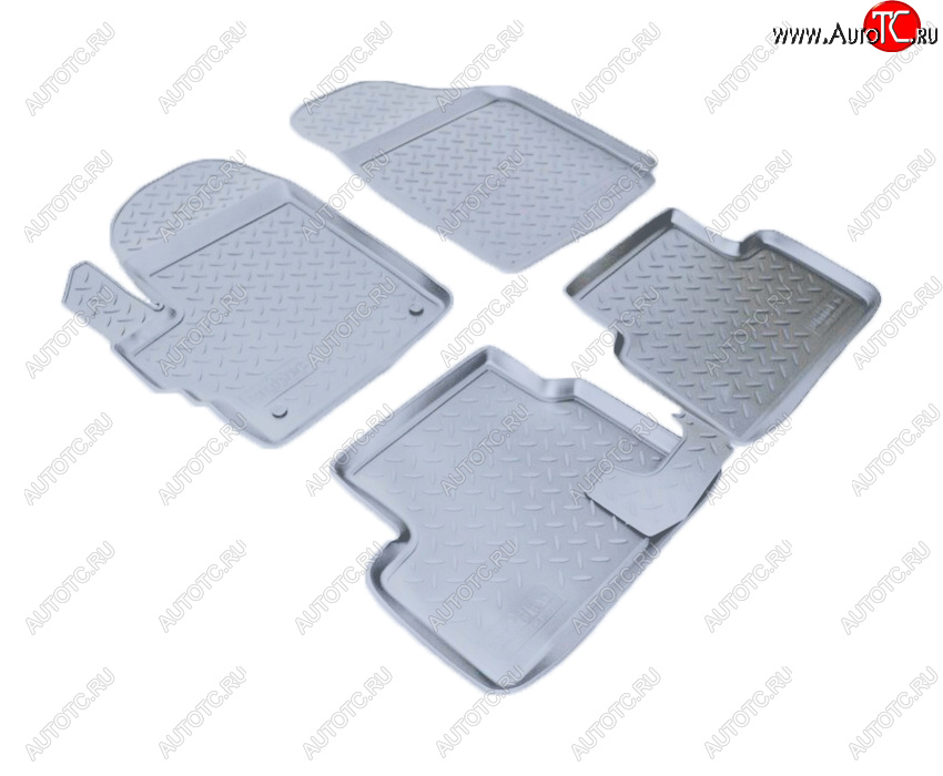 2 759 р. Коврики салона Norplast Unidec  Chevrolet Spark  M200,250 (2005-2010) (Цвет: серый)  с доставкой в г. Керчь