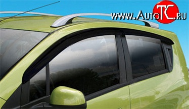 521 р. Дефлекторы окон (ветровики) Novline 4 шт Chevrolet Spark M300 дорестайлинг (2010-2015)  с доставкой в г. Керчь