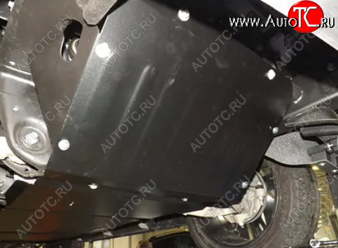 6 299 р. Защита картера двигателя (2 части, V-6,2) Alfeco Chevrolet Tahoe K2UC (2014-2021) (Сталь 2 мм)  с доставкой в г. Керчь