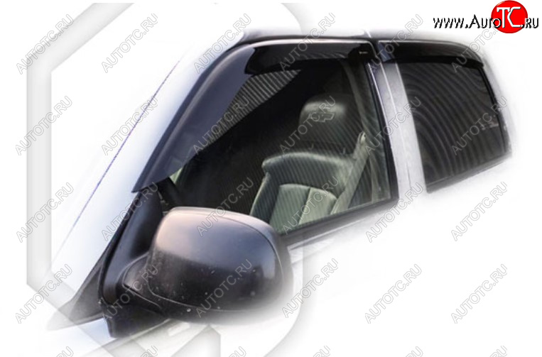 1 999 р. Дефлектора окон CA-Plastic Chevrolet Tahoe GMT800 (2000-2006) (Classic полупрозрачный)  с доставкой в г. Керчь