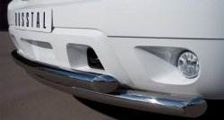 24 999 р. Защита переднего бампера (2 трубыØ76 мм, нержавейка) SLITKOFF Chevrolet Tahoe GMT900 5 дв. (2006-2013)  с доставкой в г. Керчь. Увеличить фотографию 3