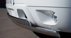 21 499 р. Защита переднего бампера (2 трубыØ76х42 мм, нержавейка) Russtal Chevrolet Tahoe GMT900 5 дв. (2006-2013)  с доставкой в г. Керчь. Увеличить фотографию 2