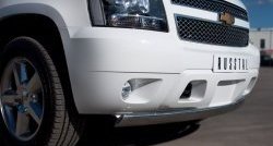 18 099 р. Защита переднего бампера (Ø75х42 мм, нержавейка) Russtal Chevrolet Tracker (2013-2015)  с доставкой в г. Керчь. Увеличить фотографию 2