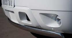 18 099 р. Защита переднего бампера (Ø75х42 мм, нержавейка) Russtal Chevrolet Tracker (2013-2015)  с доставкой в г. Керчь. Увеличить фотографию 3