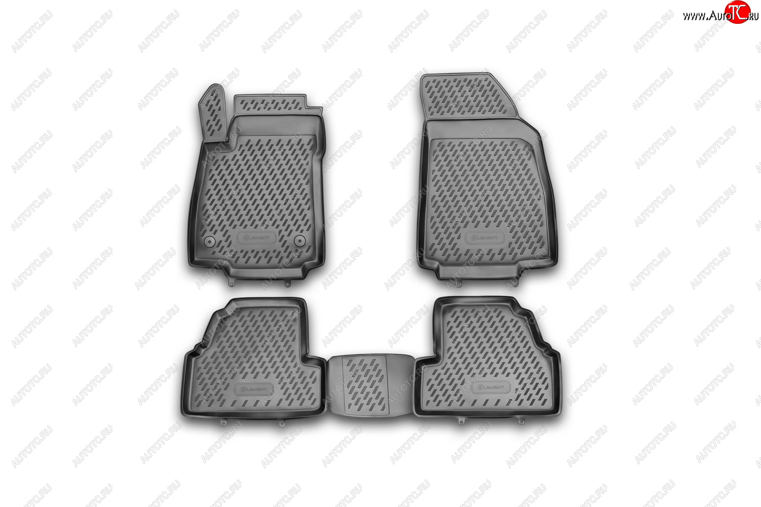 2 699 р. Комплект 3D ковриков салона Element (полиуретан) Chevrolet Tracker (2013-2015) (Черные)  с доставкой в г. Керчь