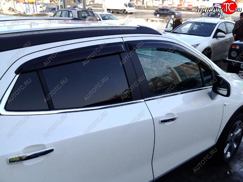 3 199 р. Дефлектора окон SIM (Premium) Opel Mokka (2020-2025)  с доставкой в г. Керчь