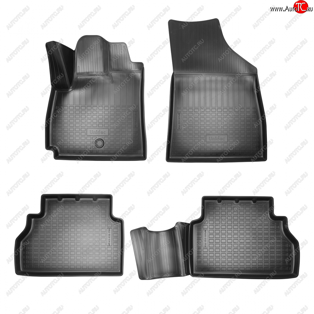 2 459 р. Коврики салона Norplast Unidec Chevrolet Tracker (2019-2022) (черные)  с доставкой в г. Керчь