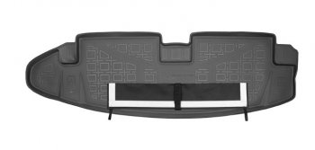 Коврик багажника Norplast (7 мест) Chevrolet Trailblazer  GM800 (2012-2020) дорестайлинг, рестайлинг (Черный, с погрузочным ковриком (фартуком))