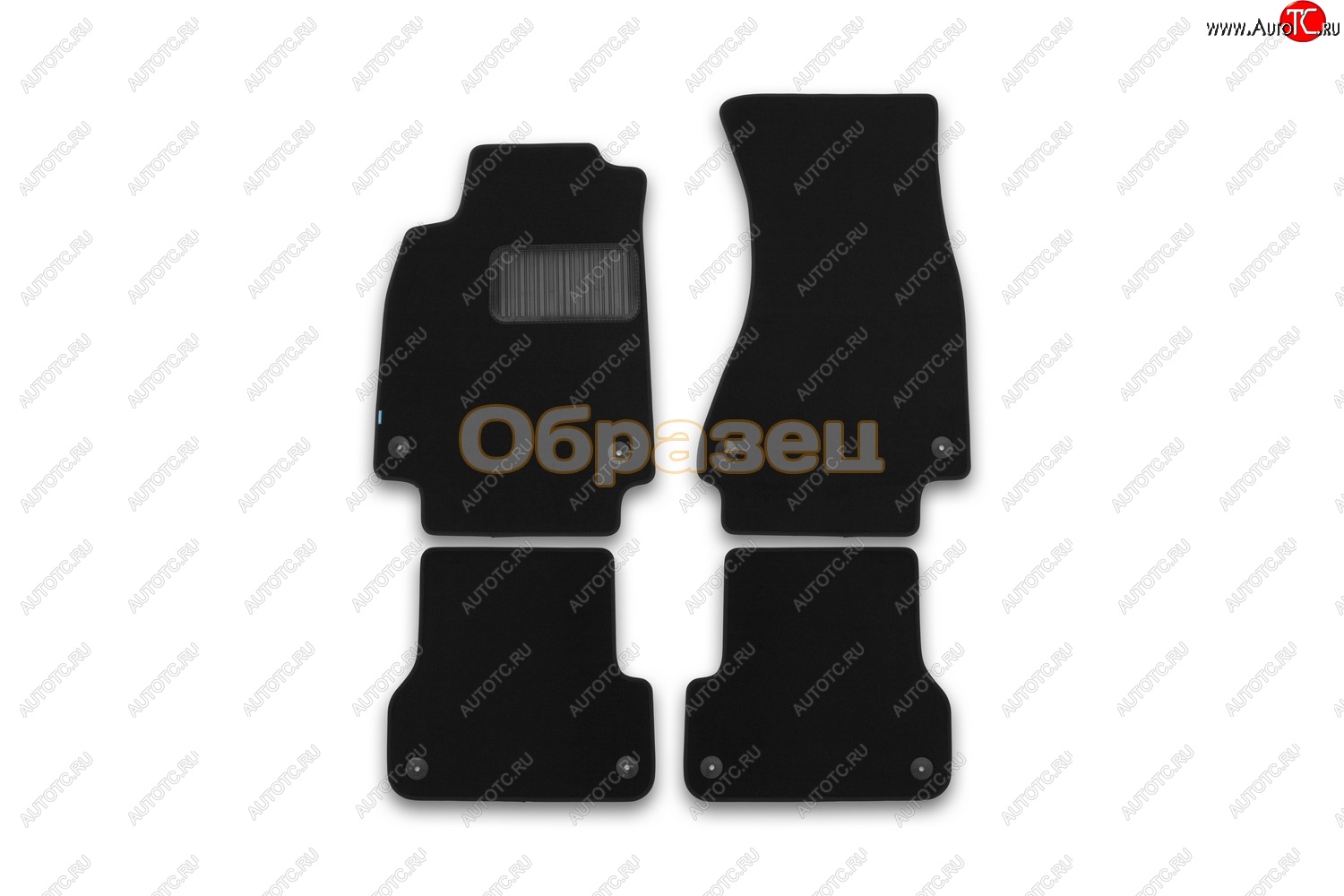 299 р. Коврики в салон Klever Standard (АКПП, текстиль) Chrysler 300C LX седан (2004-2011) (Черный)  с доставкой в г. Керчь