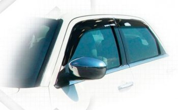 Дефлектора окон CA-Plastiс Chrysler 300C  LD седан (2011-2015) дорестайлинг (Classic полупрозрачный)