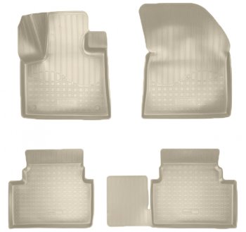 Коврики салонные Noplast (3D) CITROEN C5 Aircross (2017-2022) доресталийнг (Бежевые)