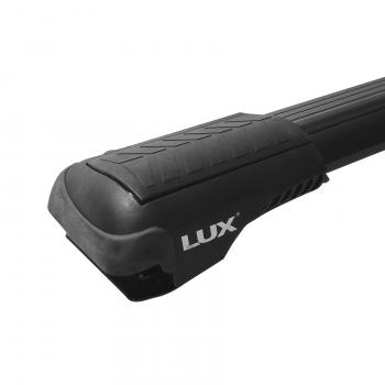 15 499 р. Багажник в сборе LUX Хантер L47  CITROEN Nemo (2007-2018), Fiat Doblo  223 (2000-2005), Ford Explorer  U502 (2010-2016), Honda Pilot  YF1 (2002-2008), Jeep Cherokee  KK (2007-2014), Land Rover Discovery  2 L318 (1998-2004), Lexus LX570  J200 (2007-2015), Opel Combo  D (2012-2018), Peugeot Bipper (2008-2018), Toyota Land Cruiser ( J105,  100,  200) (1998-2021), Уаз Патриот ( 3163 5 дв.,  Спорт,  3163 5-дв.,  23632) (2005-2025) (аэро-трэвэл (110-120 см), черный)  с доставкой в г. Керчь. Увеличить фотографию 5