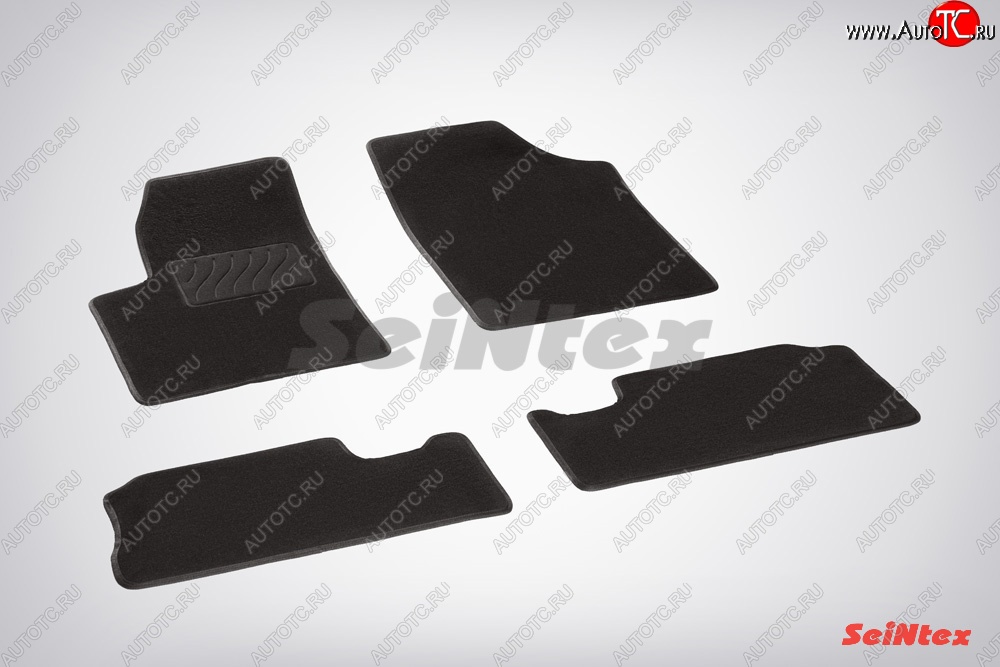 3 399 р. Износостойкие коврики в салон SeiNtex Premium LUX 4 шт. (ворсовые)  CITROEN Berlingo  M59 (2002-2012) рестайлинг  с доставкой в г. Керчь