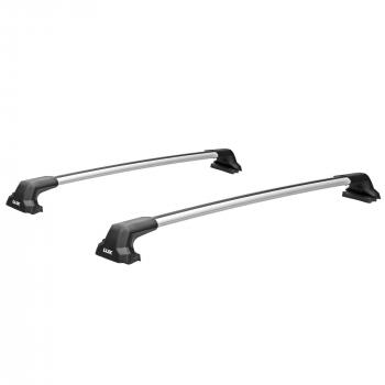 Багажник сборе в штатные места LUX CITY CITROEN Berlingo  B9 (2008-2022), Land Rover Range Rover  3 L322 (2002-2012), Volkswagen Caddy  2K (2015-2020) (дуги серые, 130 см)