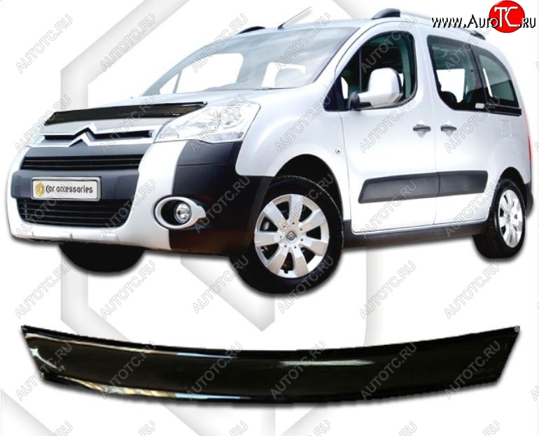 1 799 р. Дефлектор капота CA-Plastic CITROEN Berlingo B9 дорестайлинг (2008-2016) (Classic черный, Без надписи) с доставкой в г. Керчь Увеличить фотографию 1 1 799 р. Дефлектор капота CA-Plastic CITROEN Berlingo B9 дорестайлинг (2008-2016) (Classic черный, Без надписи) с доставкой в г. Керчь