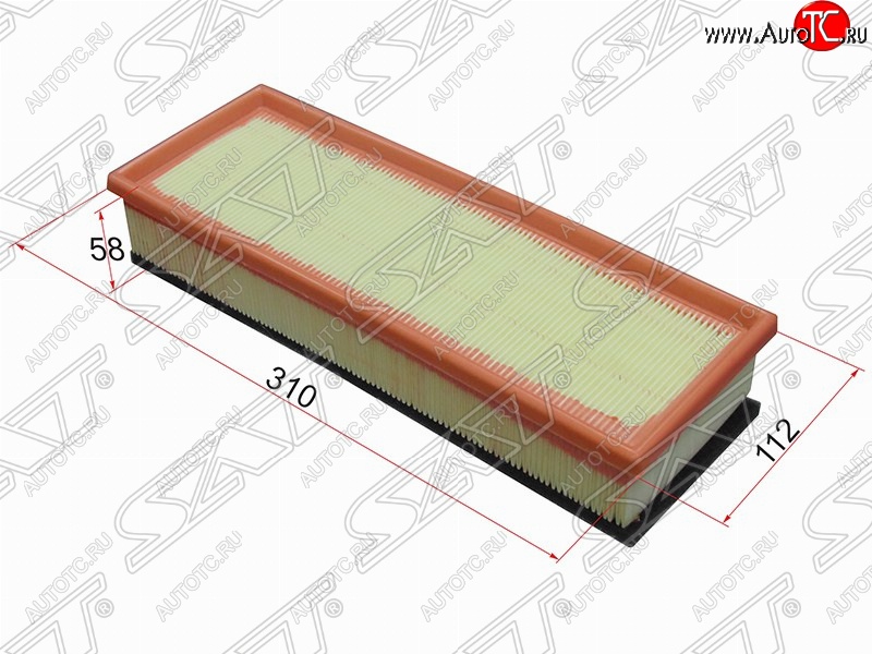 285 р. Фильтр воздушный двигателя SAT (310х112х58 mm)  CITROEN Berlingo  B9 (2008-2016), CITROEN C2 (2003-2009), CITROEN C3 ( FC/FN,  дорестайлинг) (2002-2015), CITROEN C3 Picasso  рестайлинг (2013-2017), CITROEN C4 (2004-2011), CITROEN C4 picasso  UD (2006-2014), Peugeot 1007 (2004-2009), Peugeot 207 ( WK,  WA,  WC) (2006-2012), Peugeot 307 ( универсал,  хэтчбэк 3 дв.,  хэтчбэк 5 дв.) (2001-2008), Peugeot 308  T7 (2007-2014), Peugeot Partner  Tepee (2012-2015)  с доставкой в г. Керчь