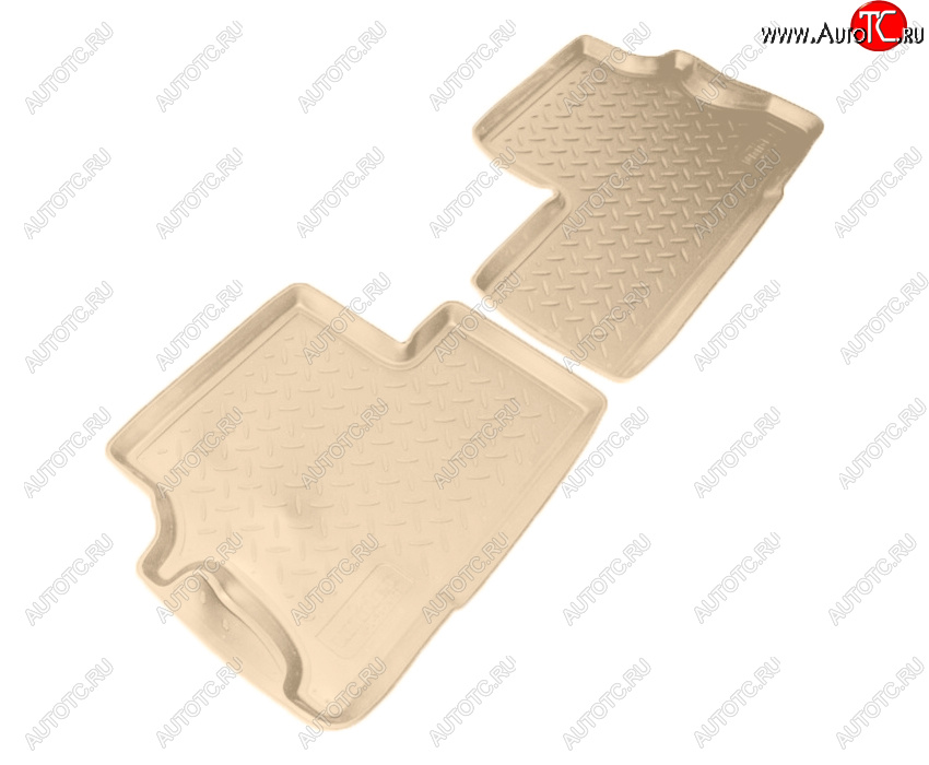 1 169 р. Коврики салона Norplast Unidec (задние)  CITROEN Berlingo  M59 (2002-2012) рестайлинг (Цвет: бежевый)  с доставкой в г. Керчь