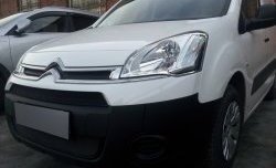 2 759 р. Сетка на бампер (рестайлинг) Russtal (черная) CITROEN Berlingo B9 дорестайлинг (2008-2016)  с доставкой в г. Керчь. Увеличить фотографию 2